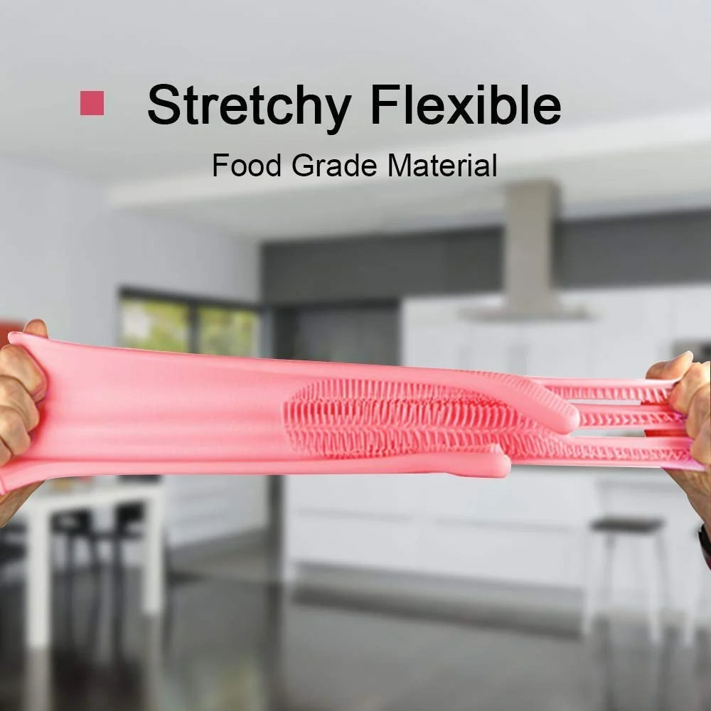 Silicone Gloves With Wash