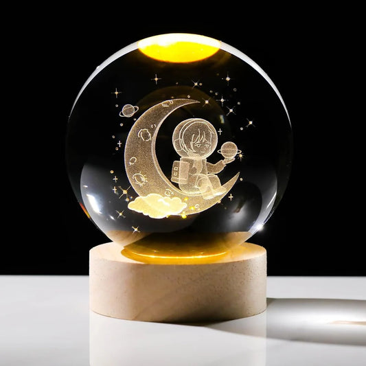 3d Moon Light Crystal Ball Mix design