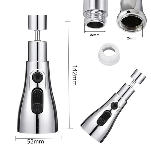 360 degree sink faucet