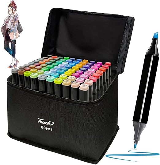 80 pcs marker set