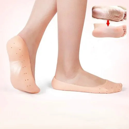 Anti Crack Full Length Silicon Moisturizing Heel Socks