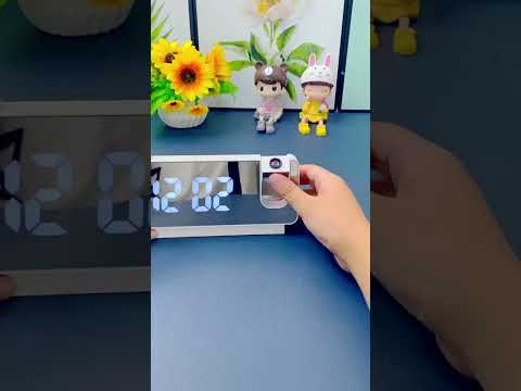 Mirror Projection Alarm Clock