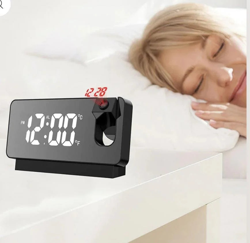 Mirror Projection Alarm Clock