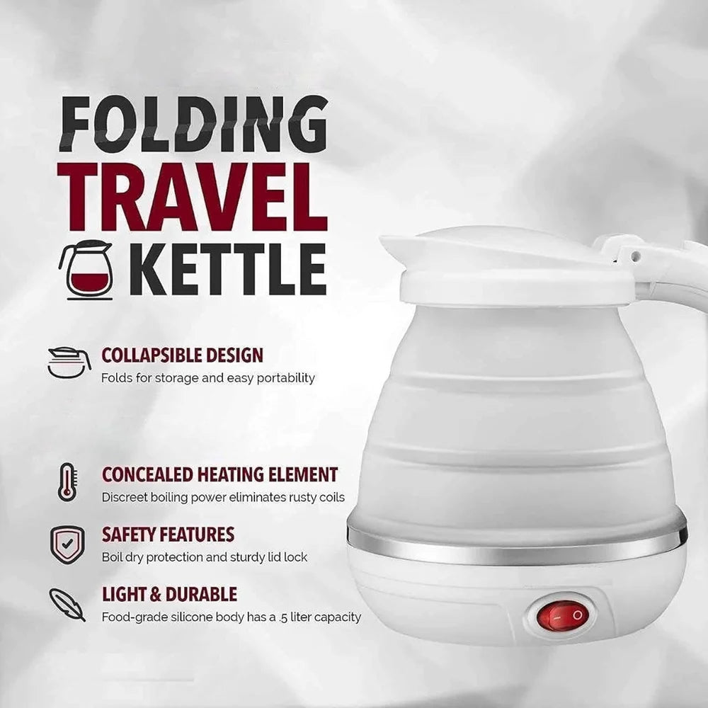 Silicon Foldable Electric Kettle